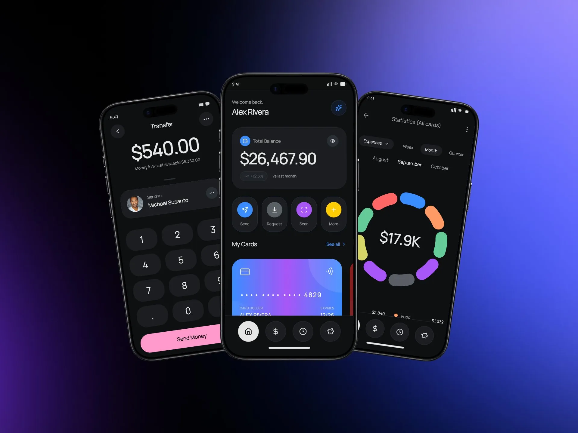 FinFlow UI banking components